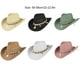 thumbnail image 3 of Sonducket Sombrero de vaquero con protección solar, estilo occidental elegante, sombrero de ala ancha, sombrero de vaquera de verano, sombrero Sombreros verde, 3 of 6