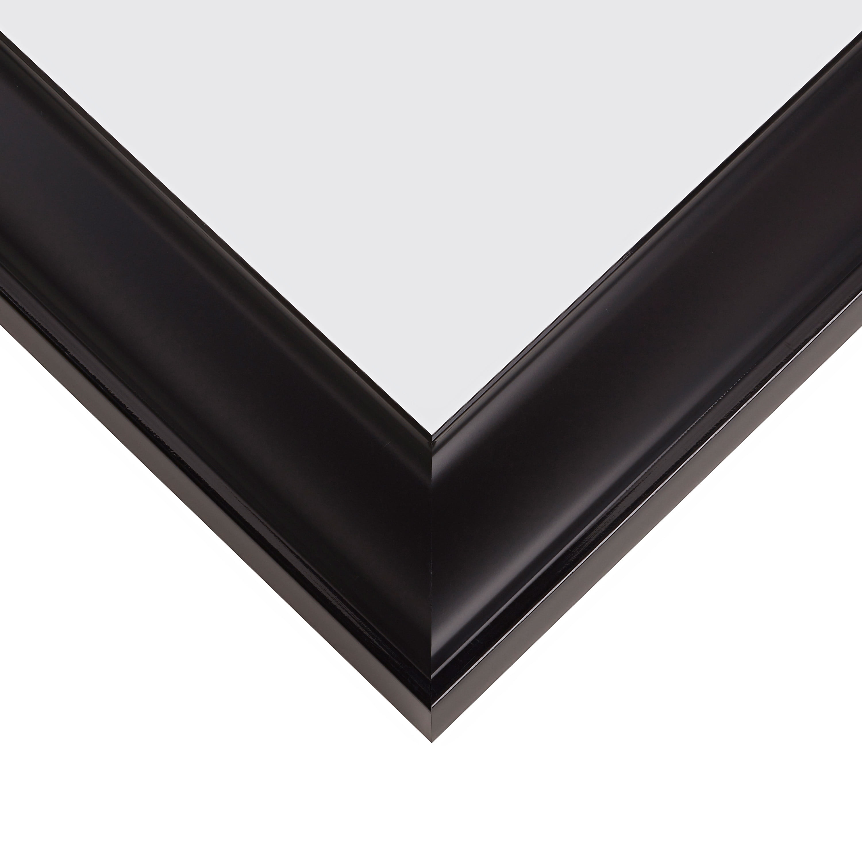 Craig Frames Resilience, 18x24 inch Black Picture Frame Matted for a 12x18 Photo