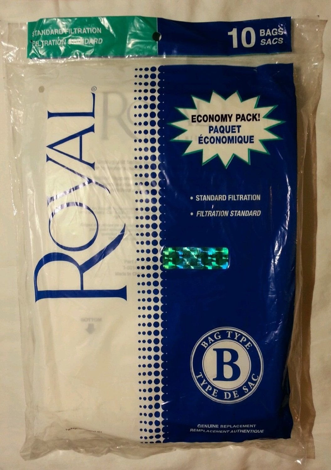 Royal AR10125 Type V Sr30015 Canister Vacuum Cleaner Bags 7pk 1 Filter for sale online 