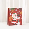 thumbnail image 2 of Bolsas de papel navideñas con diseño de dibujos animados, paquete de 12, 2 of 4