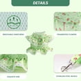 thumbnail image 3 of Paquete de 2 arnés para perro con correa, traje de flores para mascotas, ropa de primavera y verano, lindo juego de correa para arnés para cachorro, disfraz de princesa de encaje para caminar al aire, 3 of 5