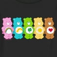 thumbnail image 2 of Toddler's Care Bears Colorful Bears Line Up  Graphic Tee Black 5T, 2 of 3