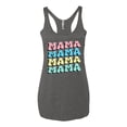 thumbnail image 2 of Wild Bobby Mama Mama Mama Women Tri-Blend Racerback Tank Top, 2 of 6