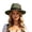 1-Army Green3852, variant on Womens Band‑Feather Tyrolean Hat Solid Wide‑Brim Hat Party Classic Hat,Wine