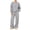 Light Gray, variant on Women's Cute Sweat Sets Round Neck Sweatshirt and Pants Set, 2 Piece Sweat Suit with Pockets, Lounge Set for Fall Winter Black L