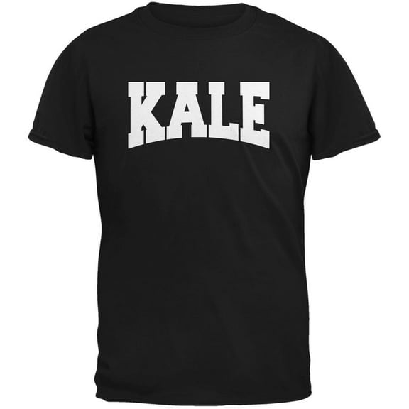 Kale Black Adult T-Shirt - Medium