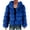 Blue, variant on BiZtdJrK Sales Today Womens Faux Fur Cropped Jacket Fluffy Open Front Winter Thickedning Lapel Coats 2024 Long Sleeve Fuzzy Fleece Warm Outerwear Black L