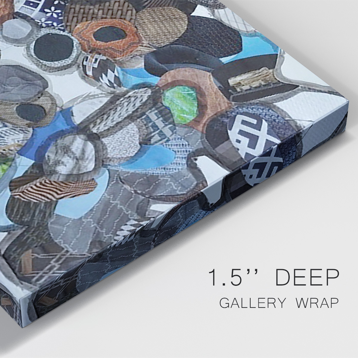 Catalina Island Blue Glass Premium Gallery Wrapped Canvas - Ready to Hang