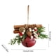 thumbnail image 3 of Campanas Navideñas, Campanillas de Piña Navideñas, Decoración Festiva para El Árbol de Navidad, Decoración Colgante para La Habitación, 3 of 6