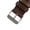 Dark Brown - Silver Buckle, variant on 20mm Black Leather Watch Band Men Quick Release Replacement Strap Soft Handmade Wristband Stainless Steel Buckle, Vintage Gift for Father's Day Dad Son Husband DH-201-20MM