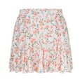 thumbnail image 6 of Xixinqiwan Summer Skirts for Women Clearance under $10,Mini Skirts for Women Summer Floral Print Casual Pleated Elasticated Waist Short Skirts Flowy Swing 2025 Trendy, 6 of 8
