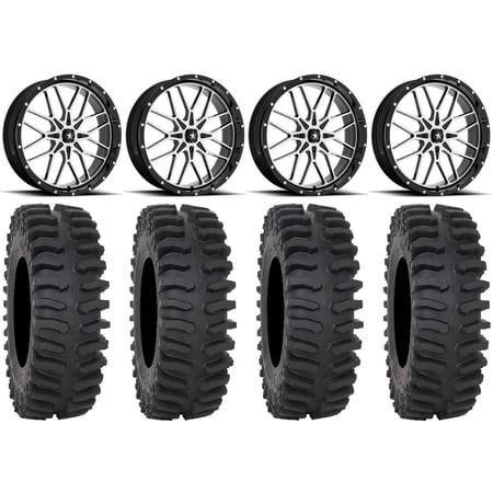 MSA Portal 22 Wheels Machined 37 XT400 Tires Kawasaki Teryx Mule MSA Portal 22 Wheels Machined 37 XT400 Tires Kawasaki Teryx Mule