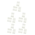 thumbnail image 3 of Thinsony Stylish Premium Plastic Forks Spoons and for Party Decor Silverware White 18.5cm 5Set, 3 of 6