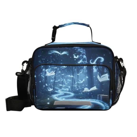 6L Leakproof Lunch Tote with Thermal Lining Lunch Bag Picnic Cooler Bag Books Flying