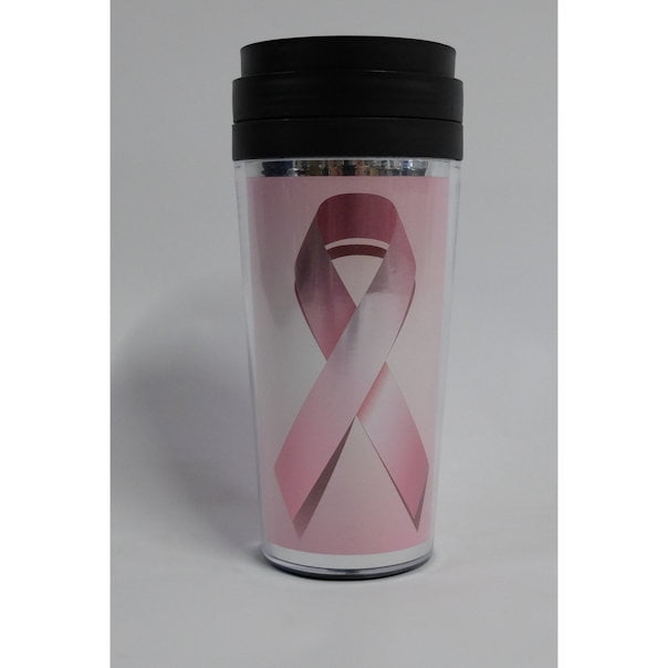 Breast Cancer Awareness Travel Mug 16 oz