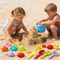 thumbnail image 1 of YWIYIUD 1 Set Practical Summer Beach Toys Includes Shovel Sand Bucket and Cute Model Portable and Durable Beach Toys for Adults and Teens Beach Outdoor Activities, 1 of 5