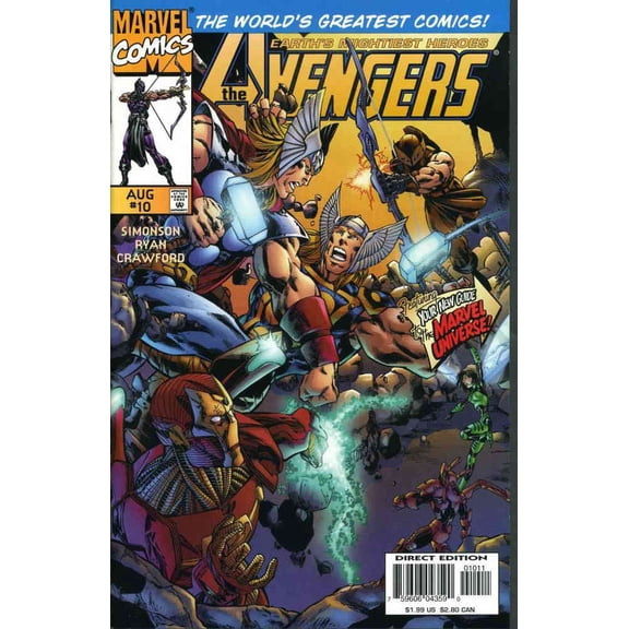 Avengers (Vol. 2) #10 VF ; Marvel Comic Book