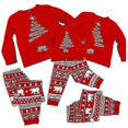 thumbnail image 2 of Christmas Family Matching Pajamas Holiday Gift Pajamas Set, 2 of 3