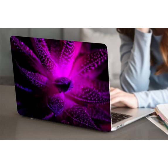 KSK KAISHEK Hard Shell Compatible with 2019 - 2016 Release Newest MacBook Pro 15 inchs with Touch ID + Black Keyboard Cover Model: A1990 A1707 Purple series 0611