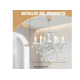 thumbnail image 2 of Lampara Xtellar Blanco Colgante Cristal Vintage Elegant Lujoso Moderna 6luz, 2 of 5