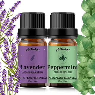 Lavender and Sandalwood Essential Oil, 100% Pure, Undiluted, Natural,  Organic Aromatherapy Essential Oils Gift Set, 10MLx2