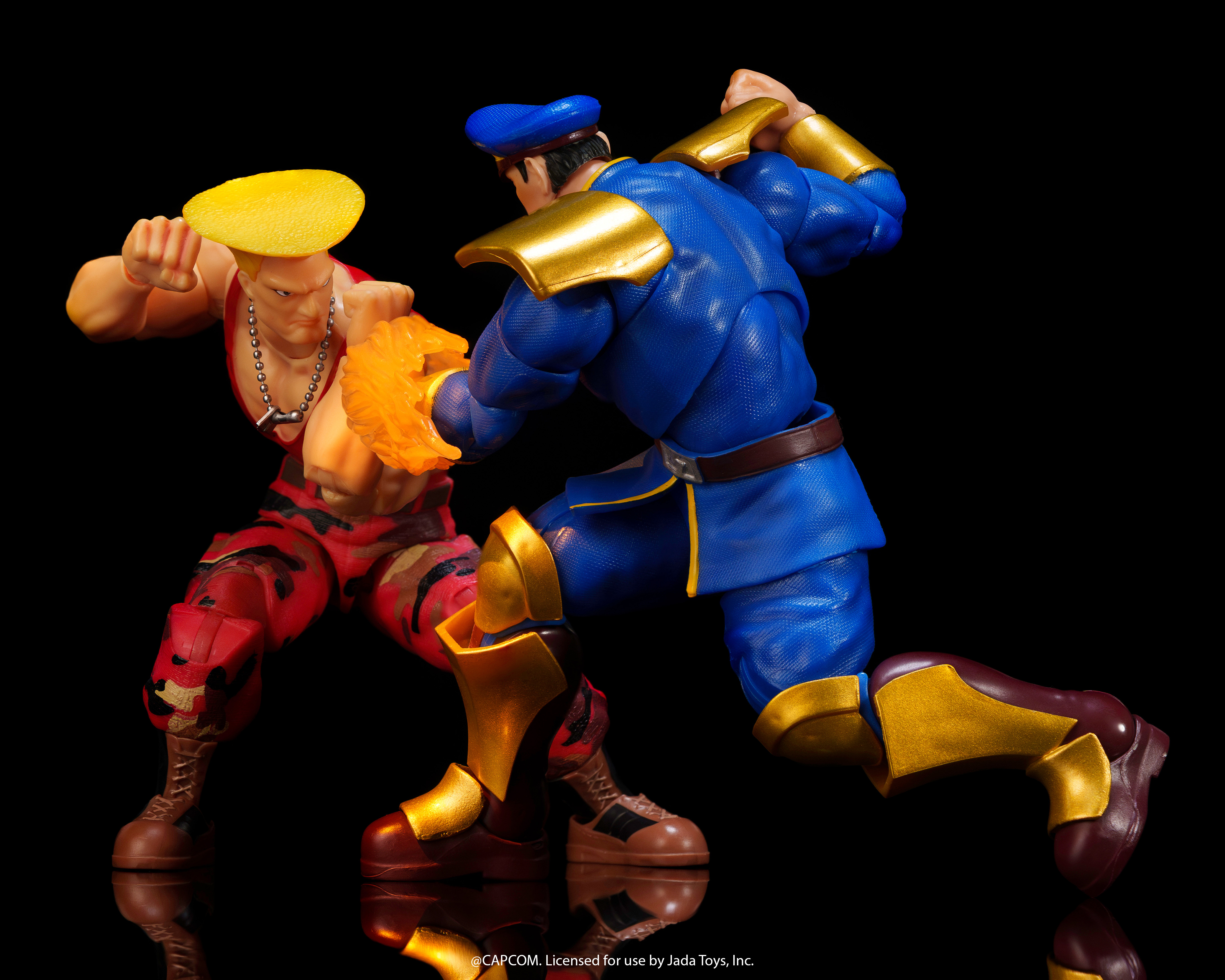 Jada Toys Street Fighter II Guile vs M. Bison 2-Pack photo 2