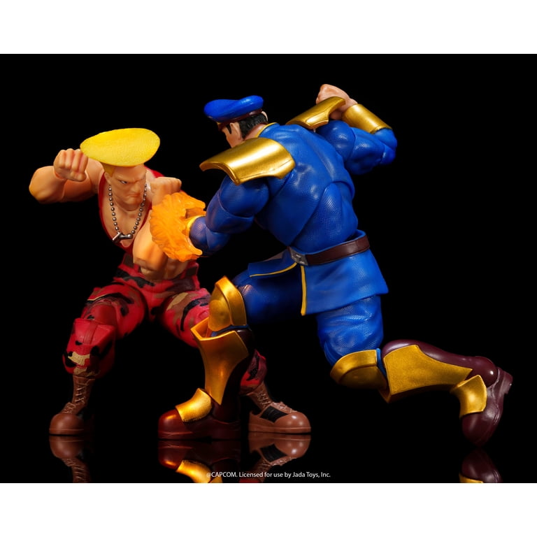 Jada Toys Street Fighter II Guile vs M. Bison 2-Pack Action Figure