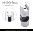 thumbnail image 5 of Shower Head Holders Hand Shower Bracket Replacement Slide Bar Adjustable Shower Rod Holder, 5 of 5