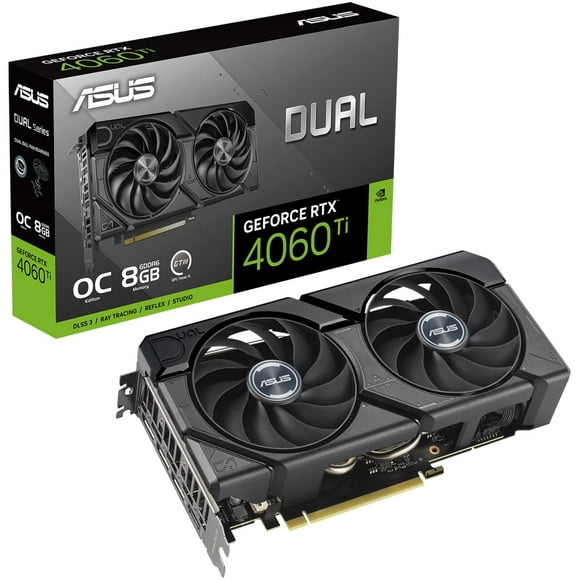 Tarjeta de Video ASUS Dual GeForce RTX 4060 Ti EVO OC Edition 8GB GDDR6 DUAL-RTX4060TI-O8G-EVO