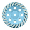 thumbnail image 2 of EDiamondTools 7" Diamond Grinding Wheels for Concrete or Masonry, 24 Turbo Segs, 30/40Grit, 2 of 4