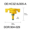 thumbnail image 4 of COOSKIN Fuel Water Separator Drain Valve HC3Z9J305A DOR 904029 For Ford F250 F350 F450 F550, 4 of 5