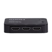 Monoprice Blackbird 4K 3x1 HDMI 2.0 Slim Switch - Black |4k @ 60Hz, HDCP 2.2 Compliant, HDR, Dolby TrueHD Support And IR Remote Control