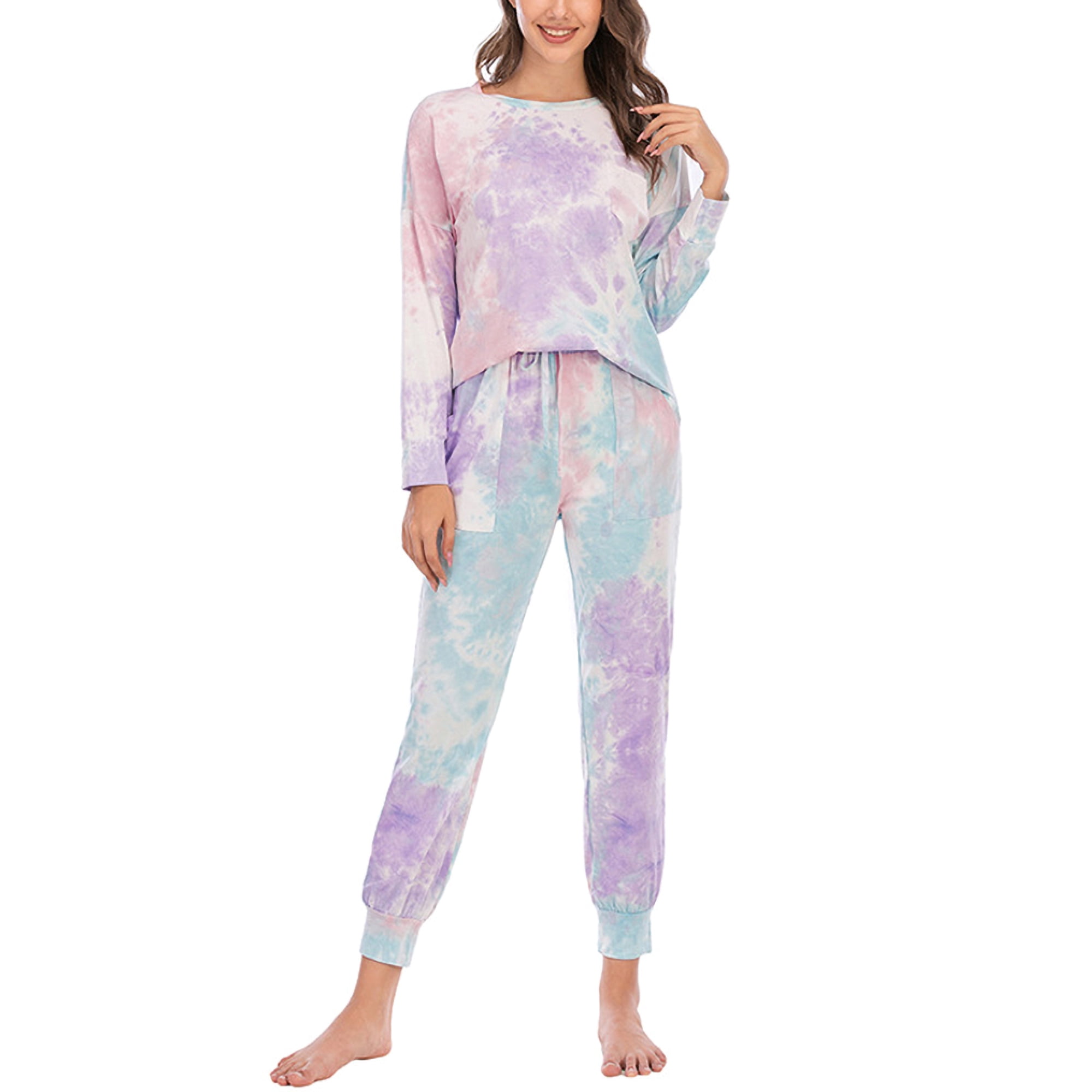 2 Piece/Set Home Suit Pajamas For Women Sleepwear Female Long
