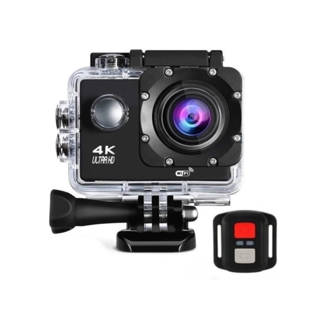 Sportcam 4K Color Negro Control Remoto Xcamvg Gadgets One Contra Agua Negra Con WiFi