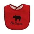 thumbnail image 4 of Hudson Baby Infant Boy Cotton Terry Drooler Bibs with Fiber Filling, Boy Moose Bear, One Size, 4 of 12