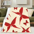 thumbnail image 3 of Butterfly Throw Blanket for Couch Bed Soft Cute Fleece Fuzzy Spring Summer Throw Blankets Cozy Living Room Throw Blanket for Chair, 3 of 5