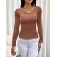 thumbnail image 2 of Sueter Mujer Canalé Moda Sweater Dama Abrigo Ligero Blusa LOLE Sueter, 2 of 3