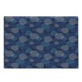 thumbnail image 1 of Abstract Cutting Board, Modern Digital Featured Polka Dots Extravagant Dotted Circles, Decorative Tempered Glass Cutting and Serving Board, Large Size, Pale Blue Navy Blue, by Ambesonne, 1 of 1