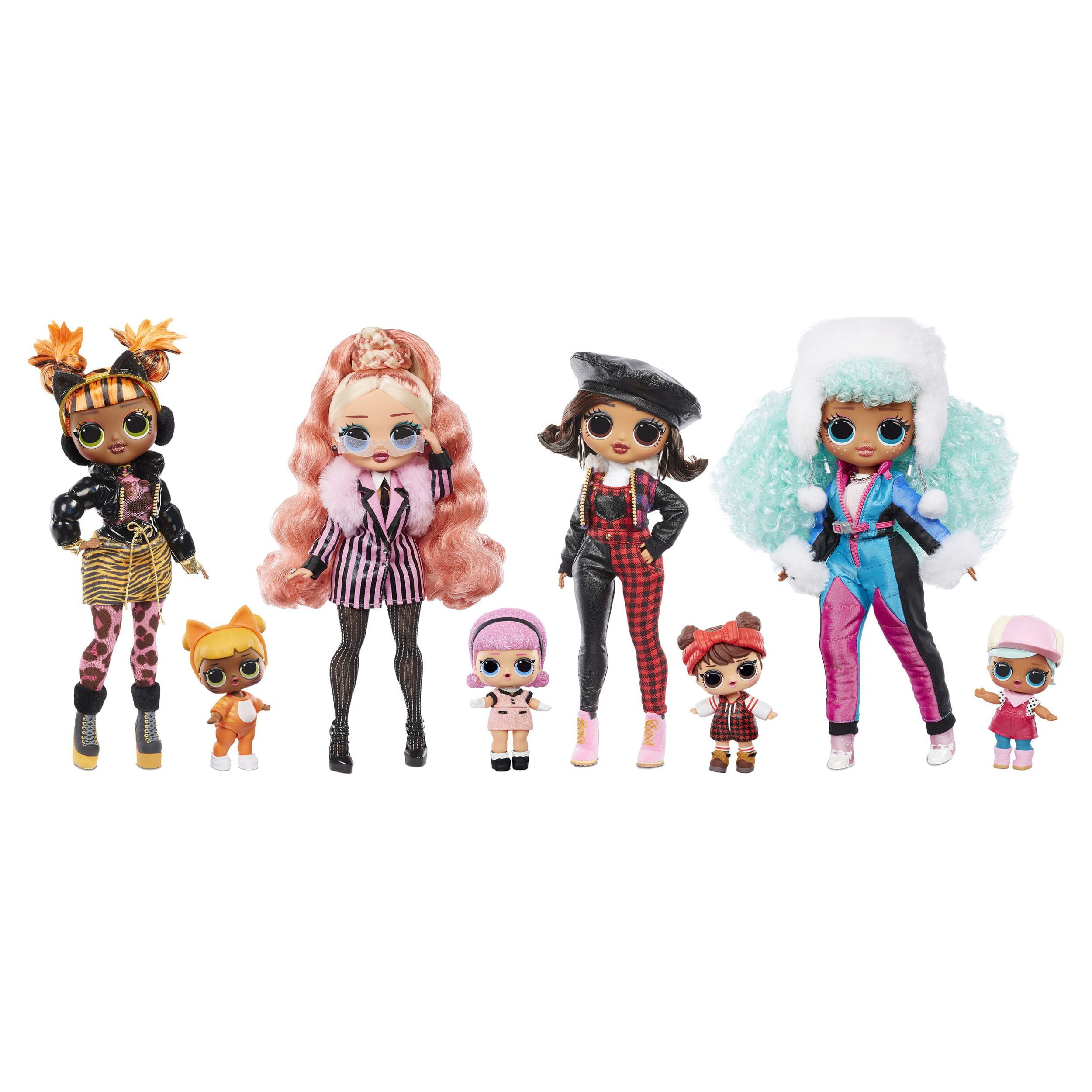 LOL Surprise OMG Winter Chill Missy Meow Fashion Doll & Baby Cat Doll with 25 Surprises, Great Gift for Kids Ages 4 5 6+