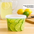 thumbnail image 4 of [450 Count] 16oz Plastic Deli Food Storage Containers with Lids - Round Containers Perfect for Food Storage, Portion Control, Meal Prep, Organization, Liquids, Travel, Home, 4 of 7