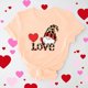thumbnail image 2 of RKSTN Valentine Gifts Women's Valentine's Day T Shirts Oversized Crewneck Valentines Graphic Print Short Sleeve Shirt Womens Casual Solid Round Neck Plus Size Loose Fits Tee Top Summer Clothes, 2 of 8
