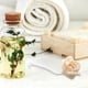 thumbnail image 3 of Fire-Free Safety Essential Oil Diffusion Technology Floral Candle Hotel Use Beige Wood Cotton Rope for 2Set, 3 of 4