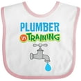 thumbnail image 3 of Inktastic Future Plumber in Training Boys Baby Bib, 3 of 4