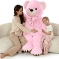 thumbnail image 4 of MaoGoLan 5ft Giant Teddy Bear Stuffed Animal Large Stuffed Bear With Bow Tie Bear Plush Toy, 4 of 10