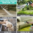 thumbnail image 5 of HAUSHOF 1/2" x 100 ft Retractable Garden Hose Reel with Automatic Rewind, 10-Pattern Spray Nozzle, Durable High-Pressure Hose, and 180° Swivel Bracket – Perfect for Watering Gardens, Cleaning Patios, 5 of 15