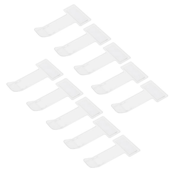 Transparent Windshield Parking Ticket Clip, Car Parking Permit Ticket Clip Practical Visibility 10Pcs Widely Use For Cars For Offices