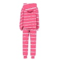 thumbnail image 5 of MKOSPLRT Kids Sweatsuits 2 Piece Set Striped Tracksuits Fleece Hoodies Jogger Sweatpants Baggy Fall Outfits with Pocket 4-15Y, 5 of 6