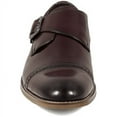 thumbnail image 7 of Stacy Adams Desmond Shoes Cap Toe Monk Strap Burgundy 25162-601, 7 of 7