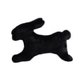 thumbnail image 1 of Bonito Peluche de , Conejo de Peluche, Cojín para Abrazar, Figurita Decorativa, Muñeco de Peluche, para El Hogar, Dormitorio, Sofá, Decoración Negro Sunnimix Muñeco de peluche, 1 of 8
