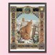 thumbnail image 1 of Cuadros Decorativos Bordado completo Hilo de algodón ecológico 11CT Impreso Gato Kit de punto de cruz Obra de arte (6) Wdftyju embutido en tela, 1 of 9